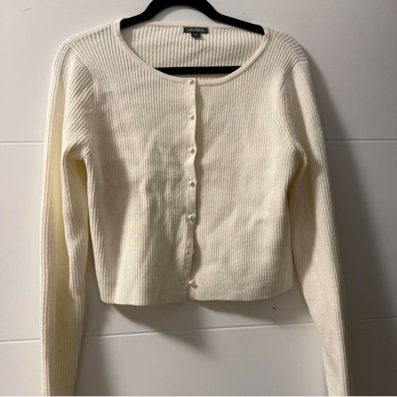 wild fable Sweaters - Wild Fable Cream Ribbed Cardigan